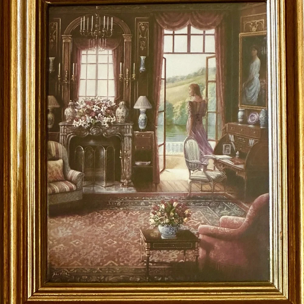 Y2K Victorian ladies limited edition set Gold Ornate Decorative Picture Frames